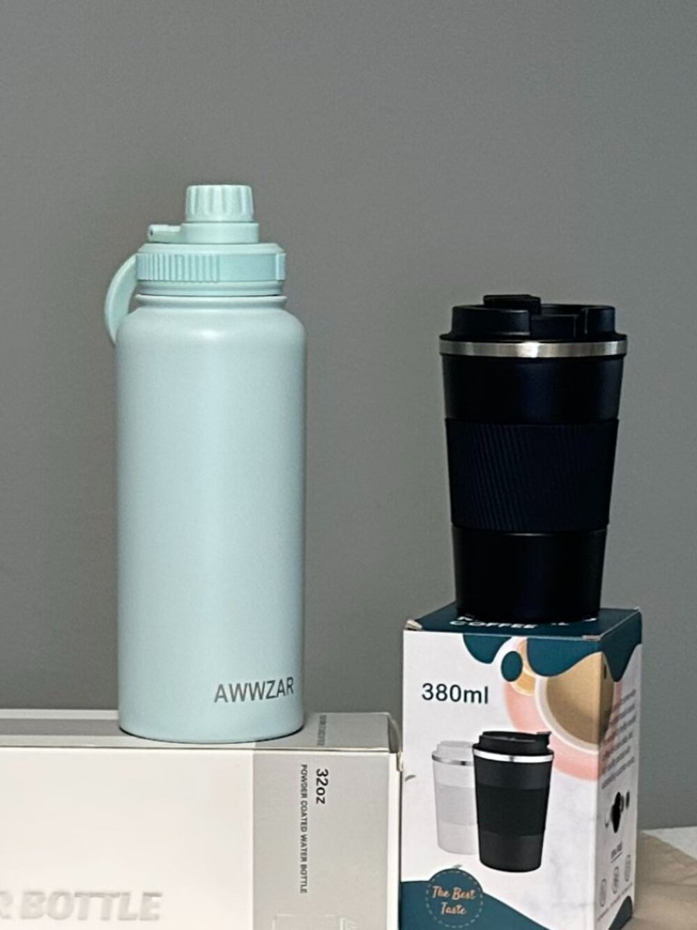 Water Bottle & Coffee Mug
